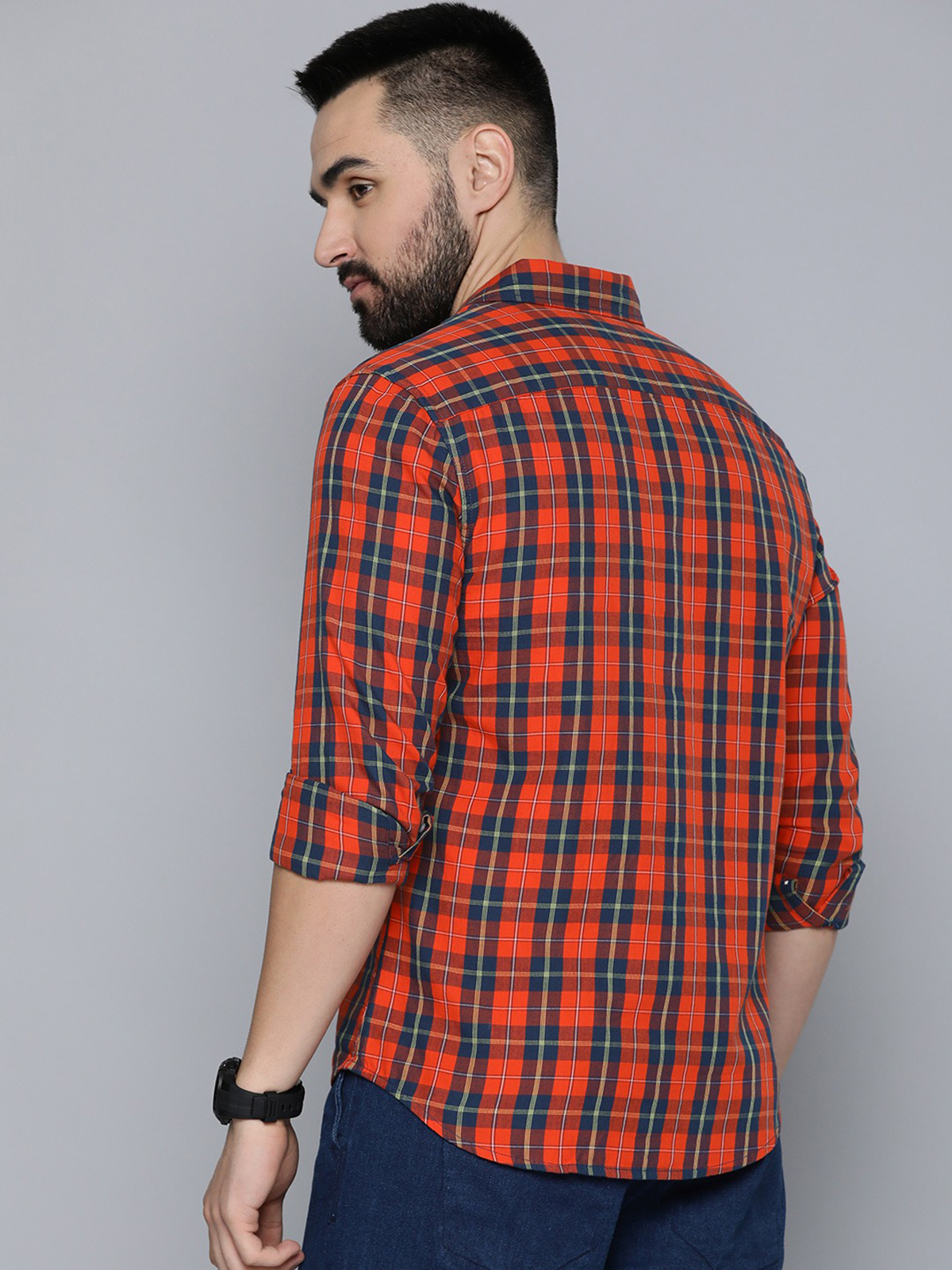 levis red check shirt