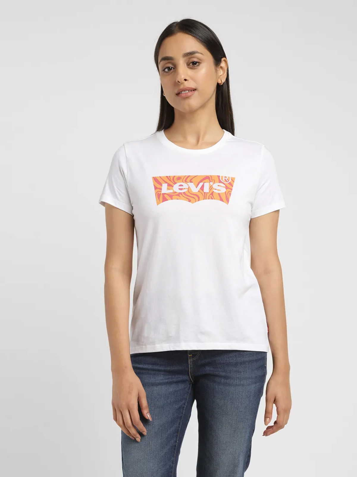 Levis white cotton half sleeves t shirt G3 WTO4280 G3fashion