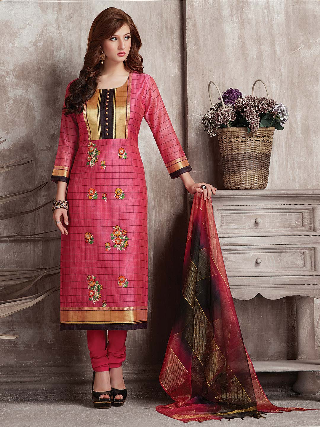 Salwar suit 2025 silk material