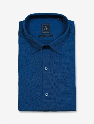 Arrow royal blue liberty classic fit shirt