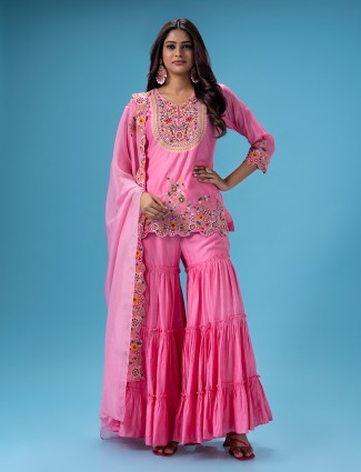 Buy Women Pink Suit Online In India -  India