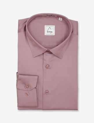 Avega plain cotton onion pink shirt