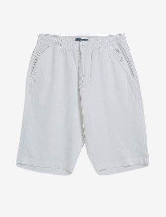 Beevee solid white shorts