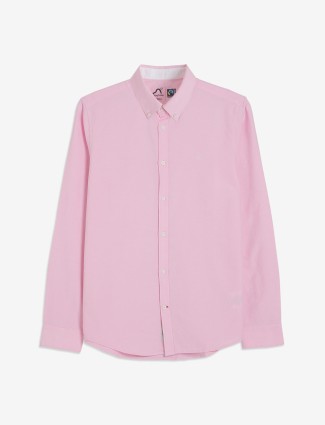BEING HUMAN light pink cotton shirt