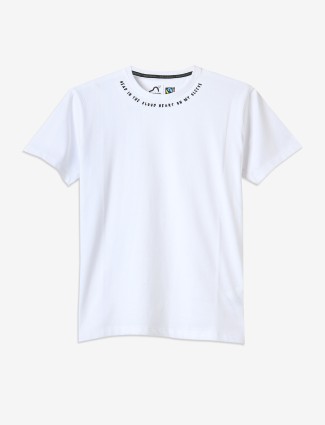 BEING HUMAN white cotton t-shirt