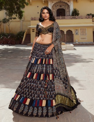 women's new fashion Indian Style Solid Lehenga Choli-tuongthan.vn