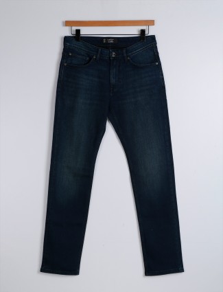 Celio navy washed slim fit jeans