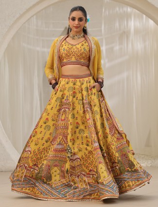 Buy White Art Silk Indian Wedding Lehenga Choli Online - LLCV01784 | Andaaz  Fashion