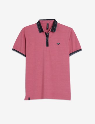 COOKYSS cotton pink plain t-shirt