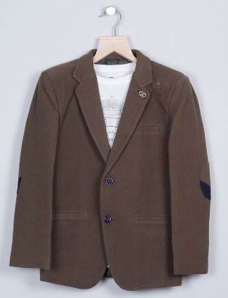Corduroy brown blazer for boys