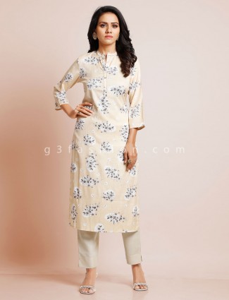 Women/'s readymade cotton based linen casual kurtis Size-Large