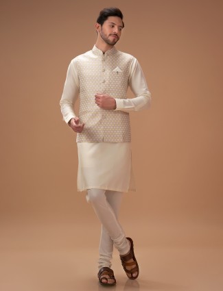 Cream colour waistcoat best sale