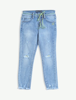 Deal blue ripped jeans