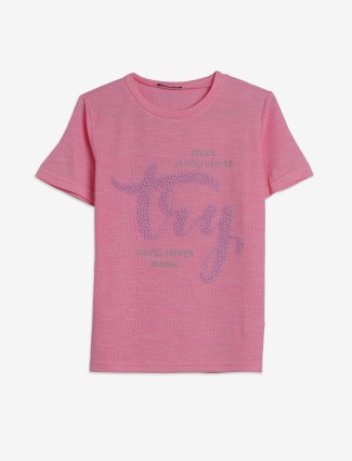 DEAL cotton pink t-shirt
