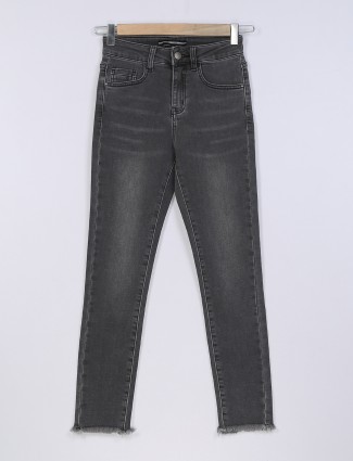 Deal dark grey washed style jeans