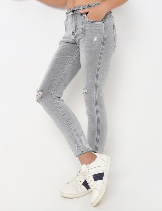 DEAL light grey ripped jeans