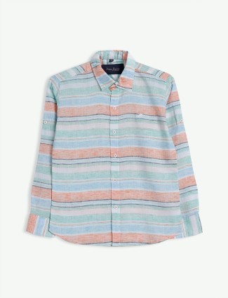 DNJS stripe cotton multi color shirt