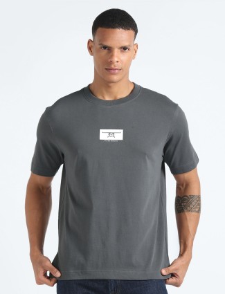 Flying Machine grey half sleeve t-shirt