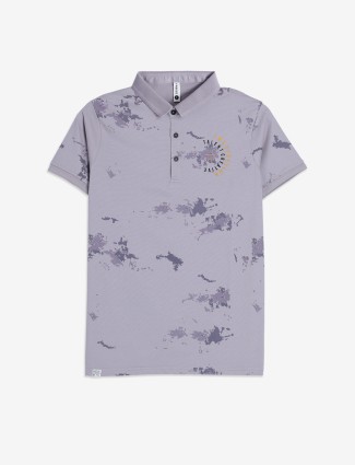 FREEZE light purple cotton t-shirt