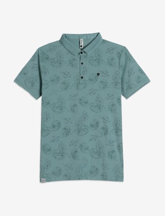 FREEZE mint green printed t-shirt
