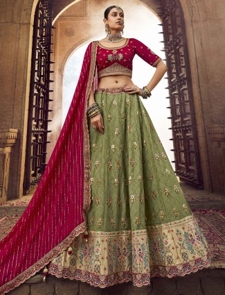Designer Magenta / Green Bridal Dress Wedding Wear Kameez Sharara Salwar  Dress Dupatta Salwar Kameez Suit for Women by Dazzlingera - Etsy