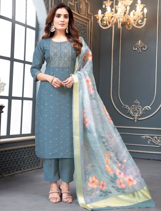 Grey best sale colour churidar
