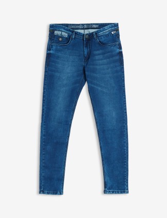 GS78 dark blue washed jeans in slim fit