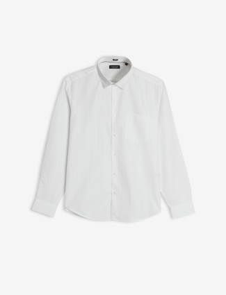 Indian Terrain white full sleeve shirt