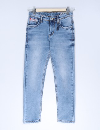 Jack Tailor washed ice blue jeans