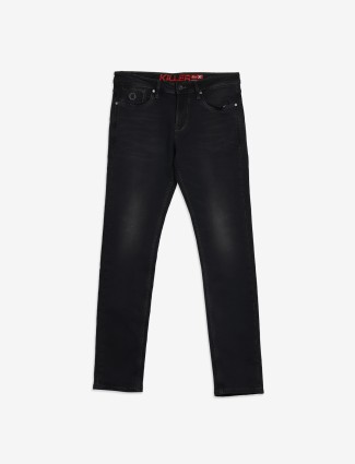 Killer dark grey denim skinny fit jeans