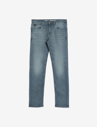 KILLER grey denim washed slim fit jeans