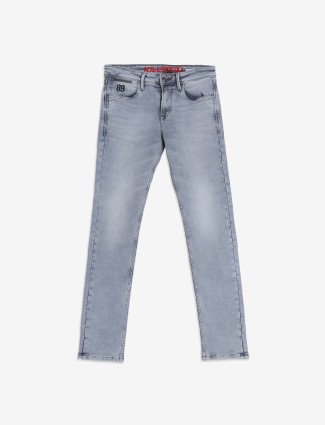 Killer washed slim fit light grey jeans