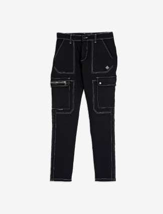 Kozzak black cargo jeans
