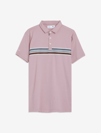 Kuch Kuch cotton pink polo t shirt