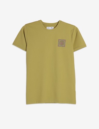 KUCH KUCH dusty yellow cotton t-shirt