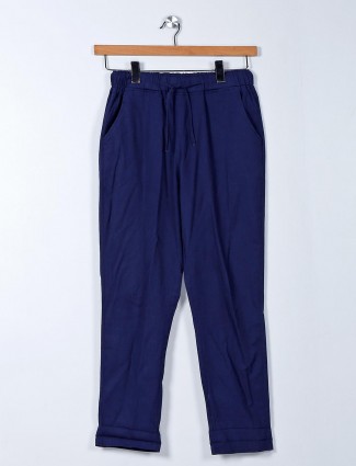 Latest blue palazzo pant for women