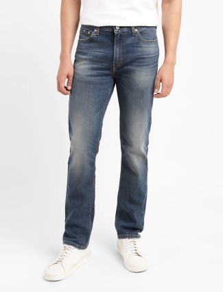 Levis 511 slim fit washed jeans in blue