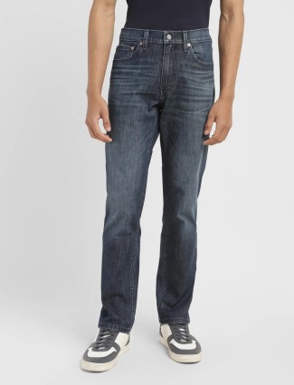 Levis dark blue 511 slim fit washed jeans