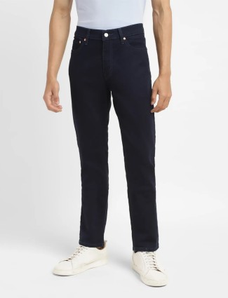 LEVIS navy 511 slim fit solid casual jeans