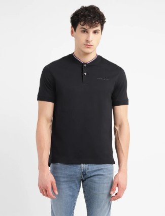 LEVIS plain black casual t-shirt