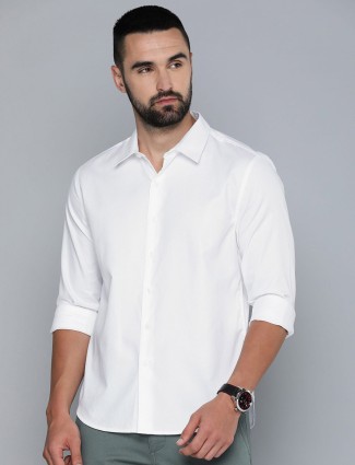 LEVIS plain white casual shirt