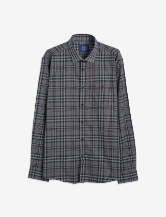 LP grey checks cotton shirt