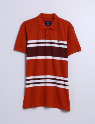 LP rust orange cotton t shirt