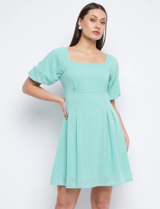 MADAME green polyester dress