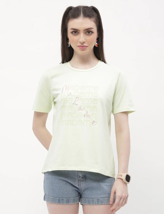 MADAME nenon green cotton t-shirt
