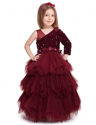 New Gowns For Girls Buy Latest 1 To 16 Year Girls Wedding And Partywear Gown Designs 21 Online Girls Gowns Shopping