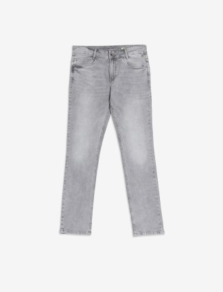 MUFTI grey super slim fit jeans