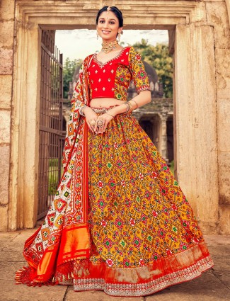 Patola Silk Lehenga Choli Shopping | Buy Patola Silk Lehenga Choli Online  in India | G3+ Fashion