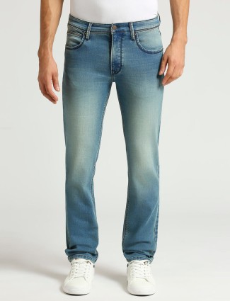 PEPE JEANS blue washed denim jeans