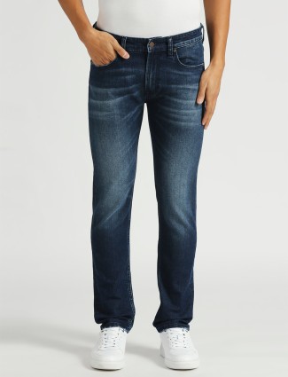 PEPE JEANS dark blue slim tapered jeans